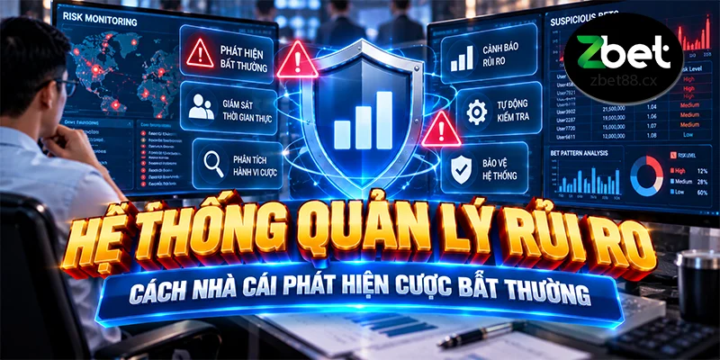 Hệ Thống Quản Lý Rủi Ro - Cách Nhà Cái Phát Hiện Cược Bất Thường