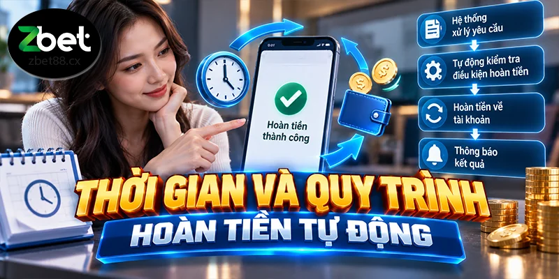 Thời gian và quy trình hoàn tiền tự động